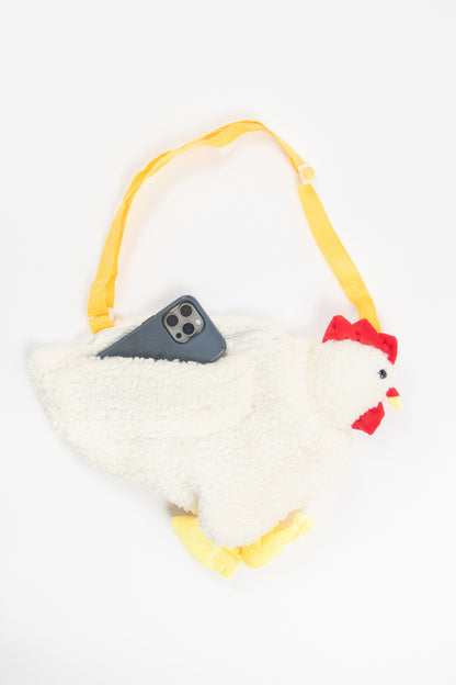 White Chicken Shoulder Bag