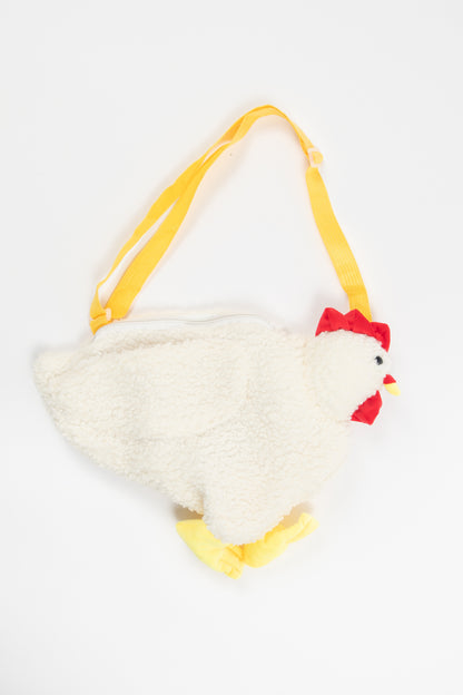 White Chicken Shoulder Bag