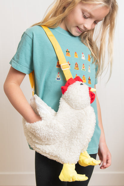 White Chicken Shoulder Bag