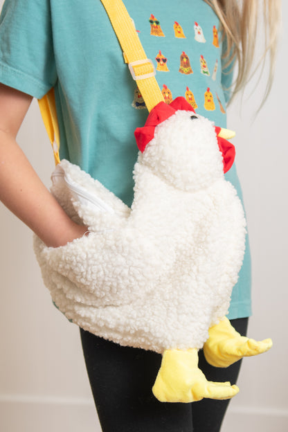 White Chicken Shoulder Bag