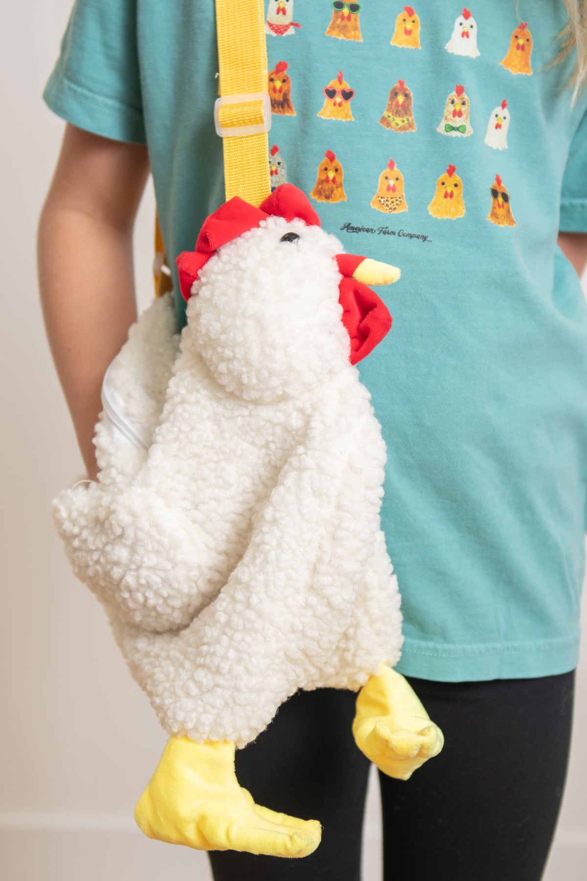 White Chicken Shoulder Bag