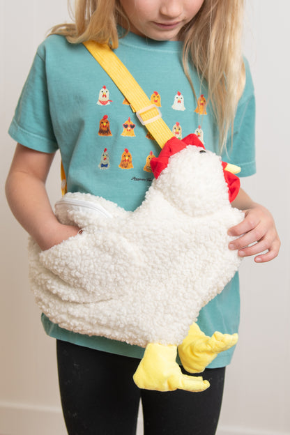 White Chicken Shoulder Bag