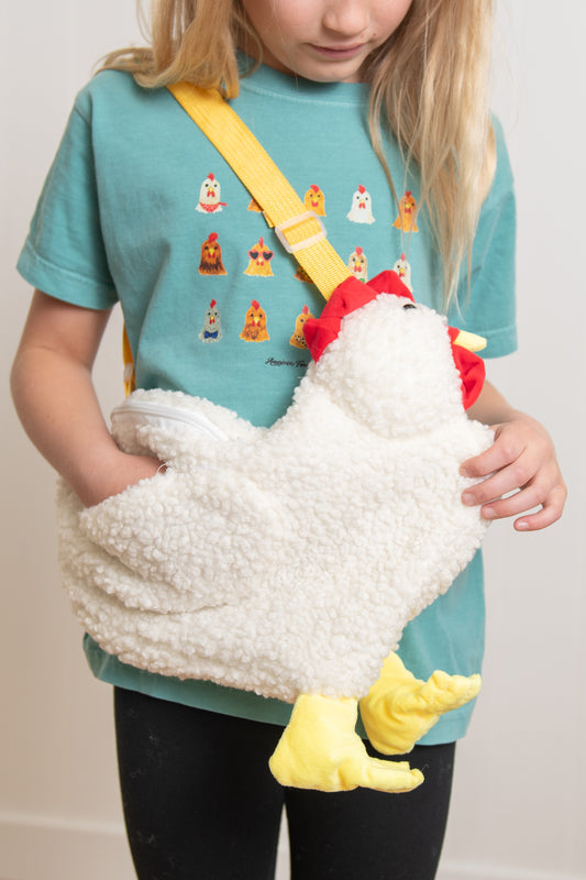 White Chicken Shoulder Bag