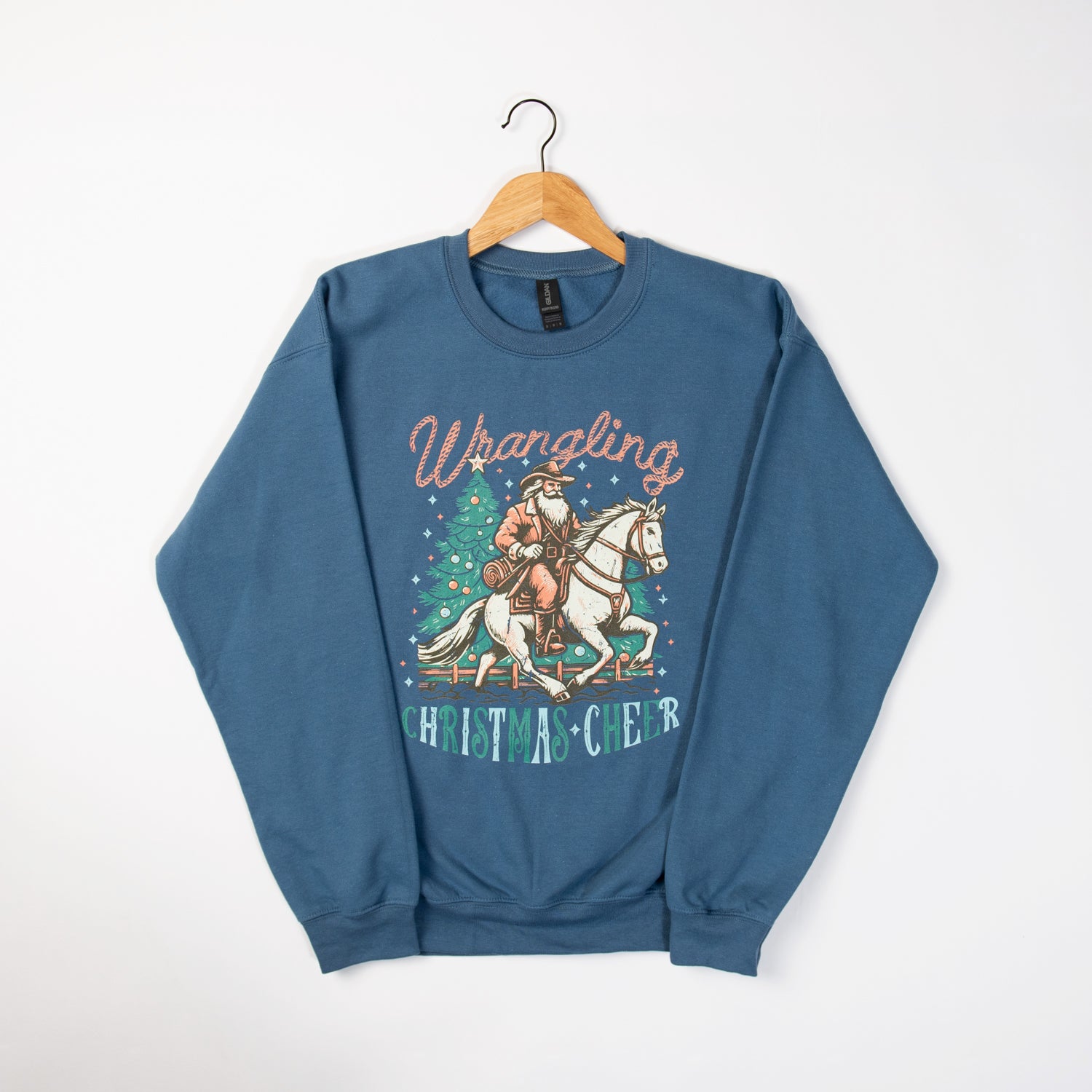 Wrangling Christmas Cheer Crewneck - American Farm Company