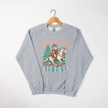 Wrangling Christmas Cheer Crewneck - American Farm Company