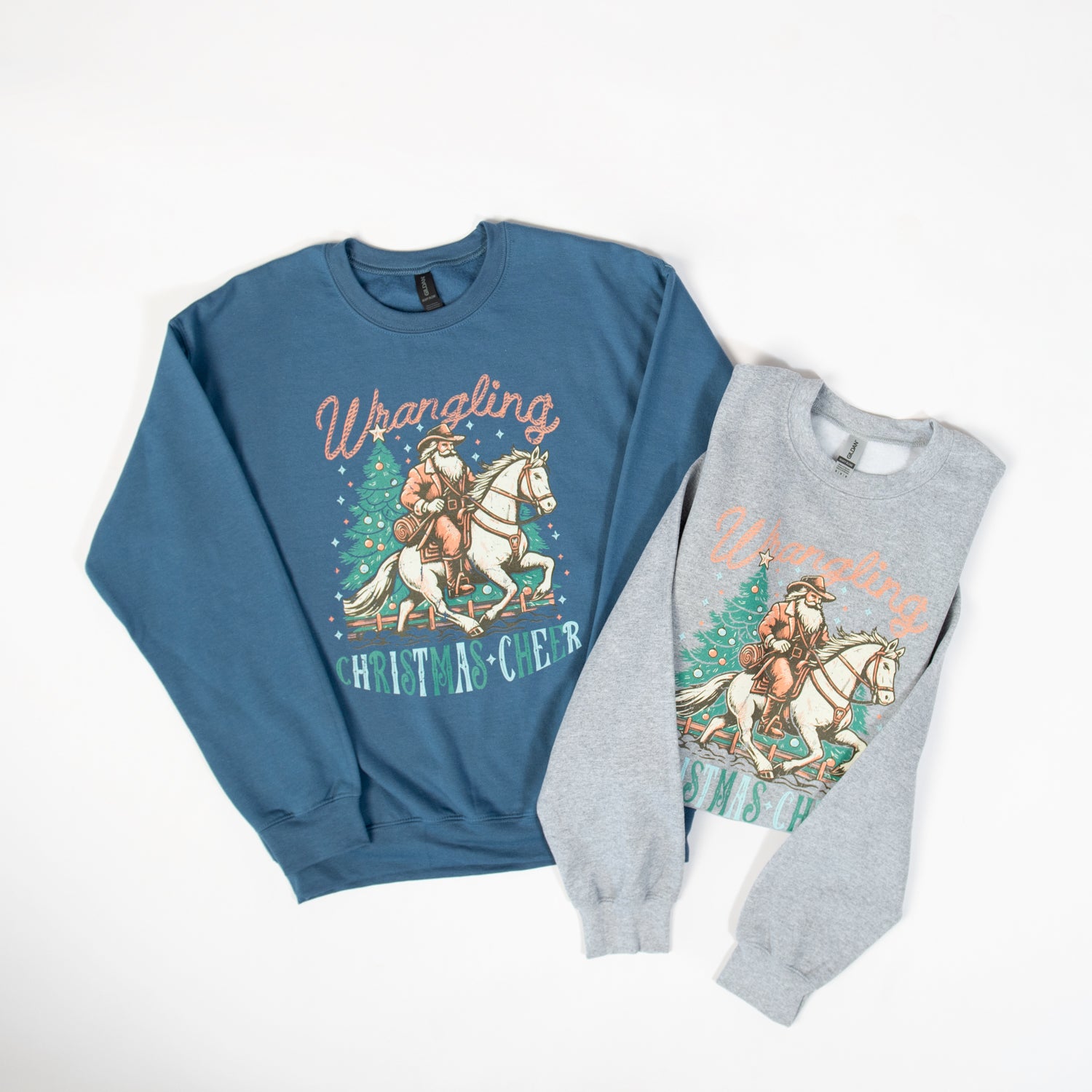 Wrangling Christmas Cheer Crewneck - American Farm Company