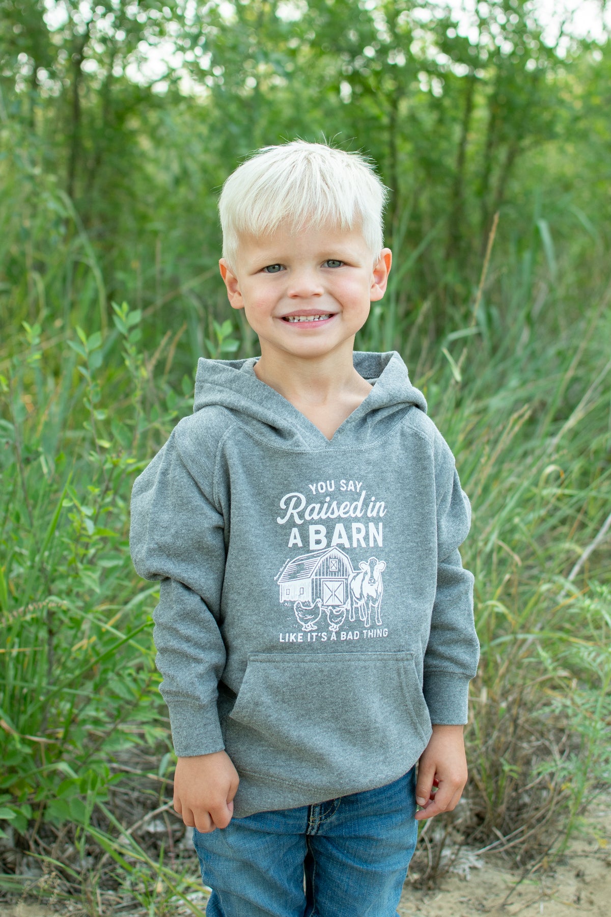 You said Raised in a Barn...' Toddler/Youth Hoodie