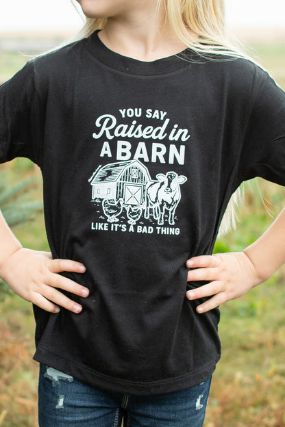 'You say Raised in a Barn...' Toddler/Youth Tee