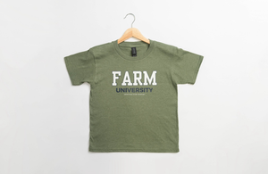 Farm University Green Tee - Youth
