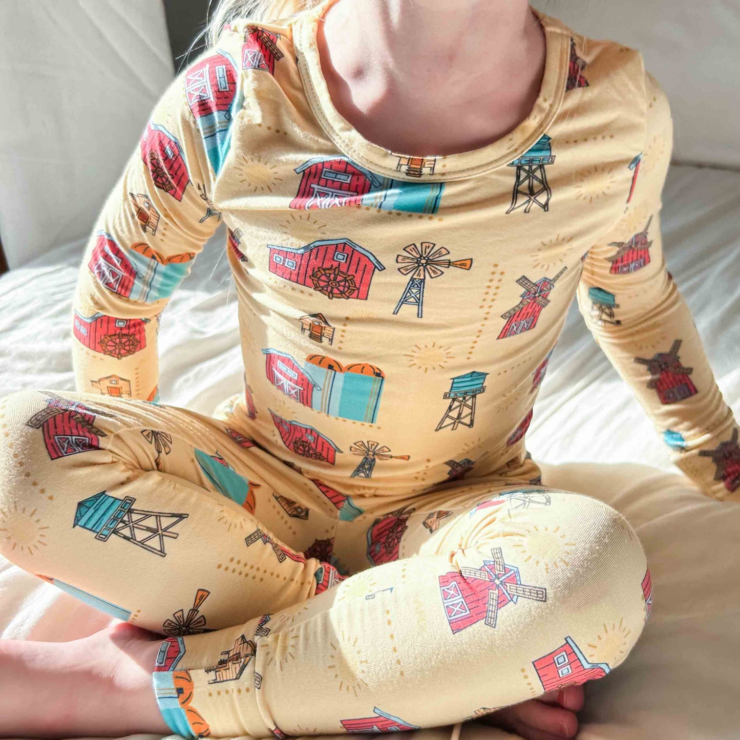 Sunny Farm Toddler/Youth Bamboo Pajamas