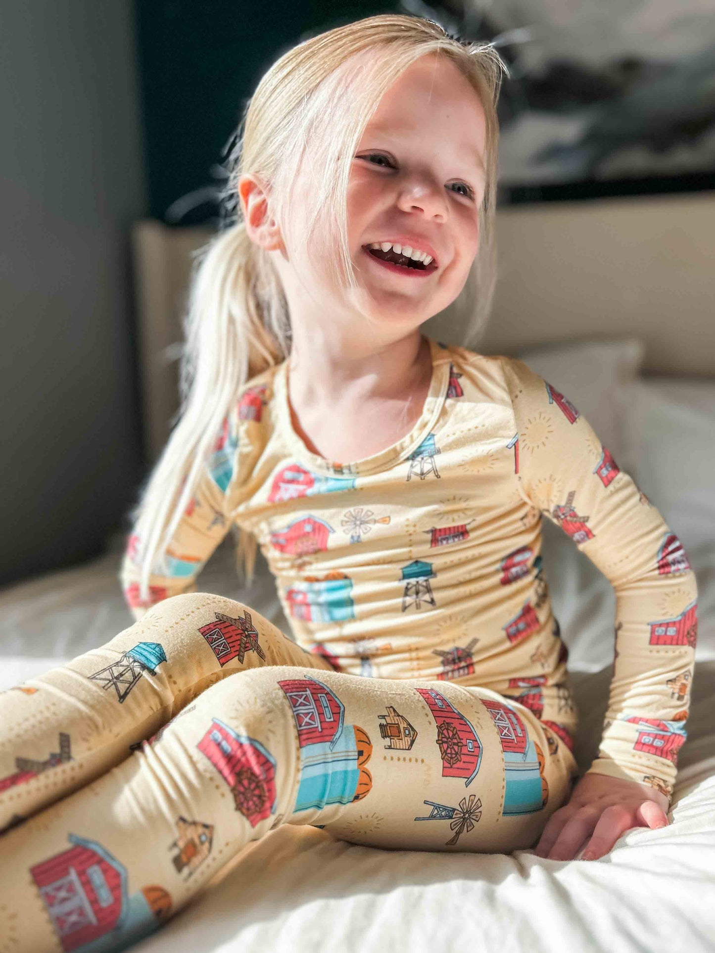 Sunny Farm Toddler/Youth Bamboo Pajamas