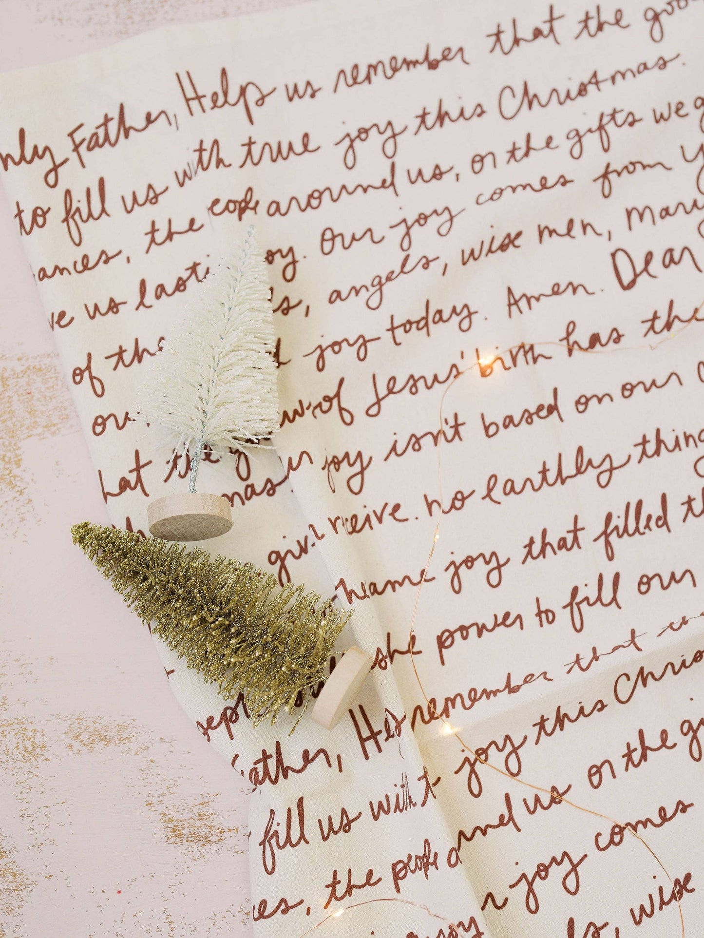 A Christmas Prayer Holiday Kitchen Towel