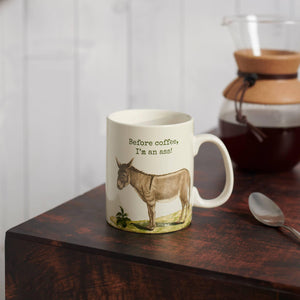 americas ass coffee mug Before Coffee, I'm an Ass' Mug