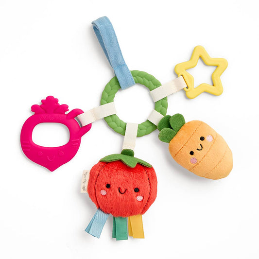 Bitzy Busy Ring™ Veggie Teething Activity Toy