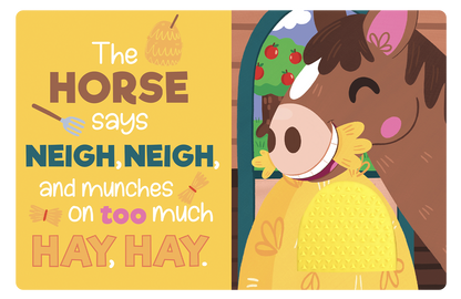 'Funny Farm Animals' Board Book