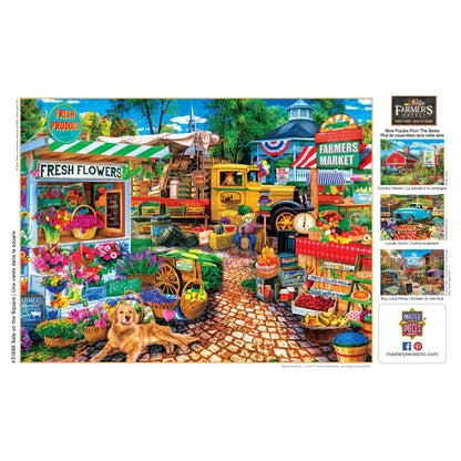 Farmer's Market 'Sale on the Square' Puzzle - 750 Piece - American Farm Company