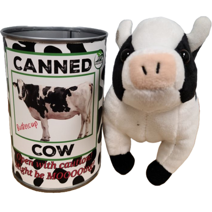 Canned Cow | Plush w/ Jokes