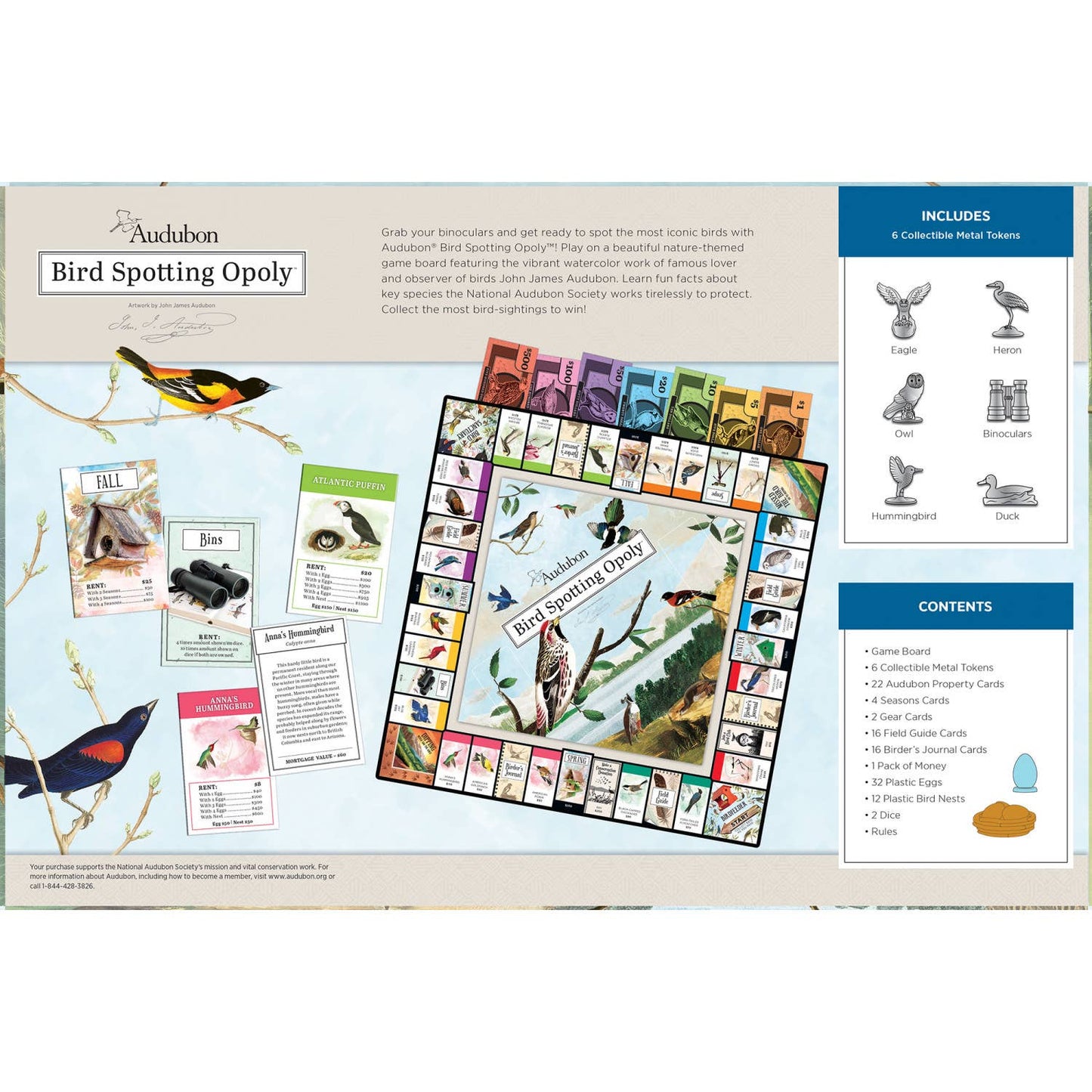 Audubon-opoly Board Game - American Farm Company