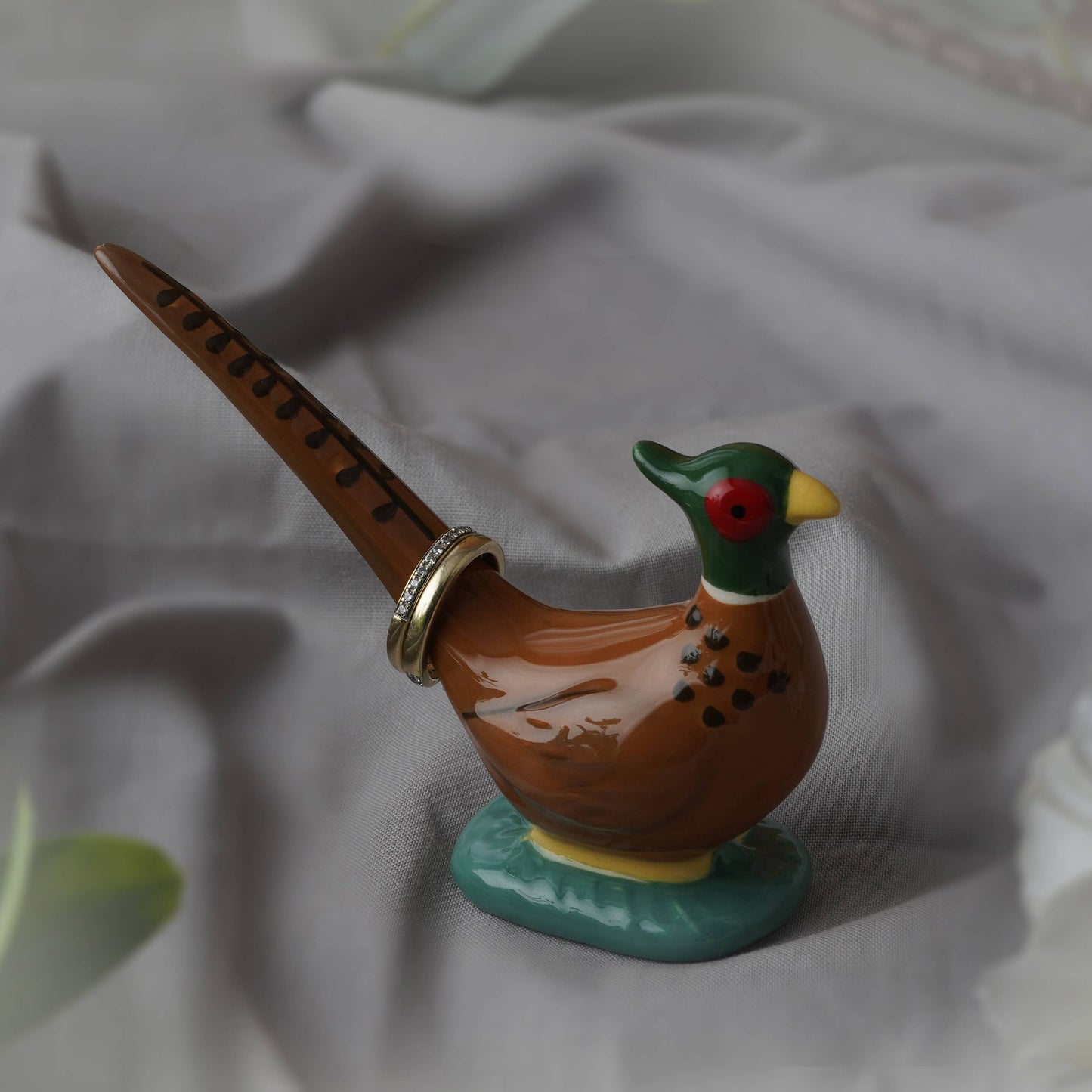 Pheasant Ring Holder