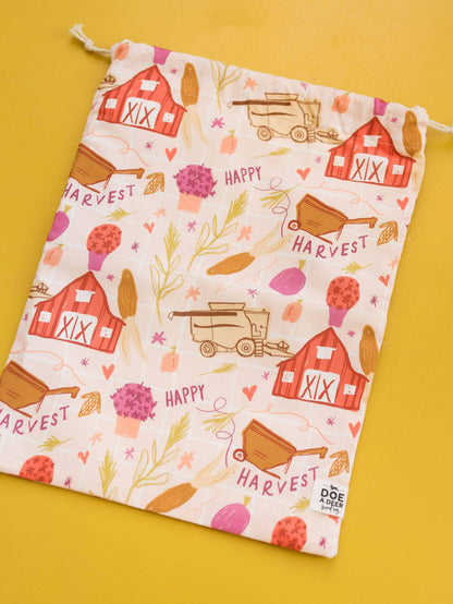 Happy Harvest Bread Bag