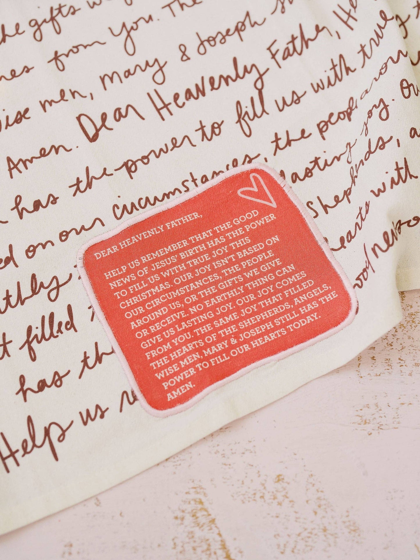 A Christmas Prayer Holiday Kitchen Towel