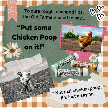 Chicken Poop® MINT All Natural Lip Balm