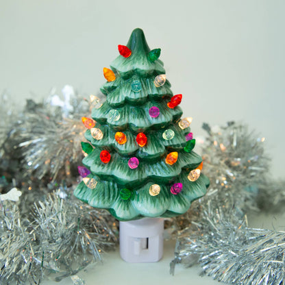 Vintage Tree Night Light | Green
