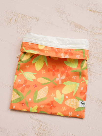 Corn & Flowers Bread Bag