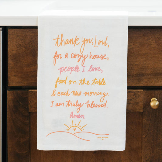 'Thank You Lord' Flour Sack Towel
