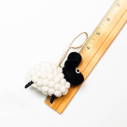 White Ball Sheep Ornament - American Farm Company