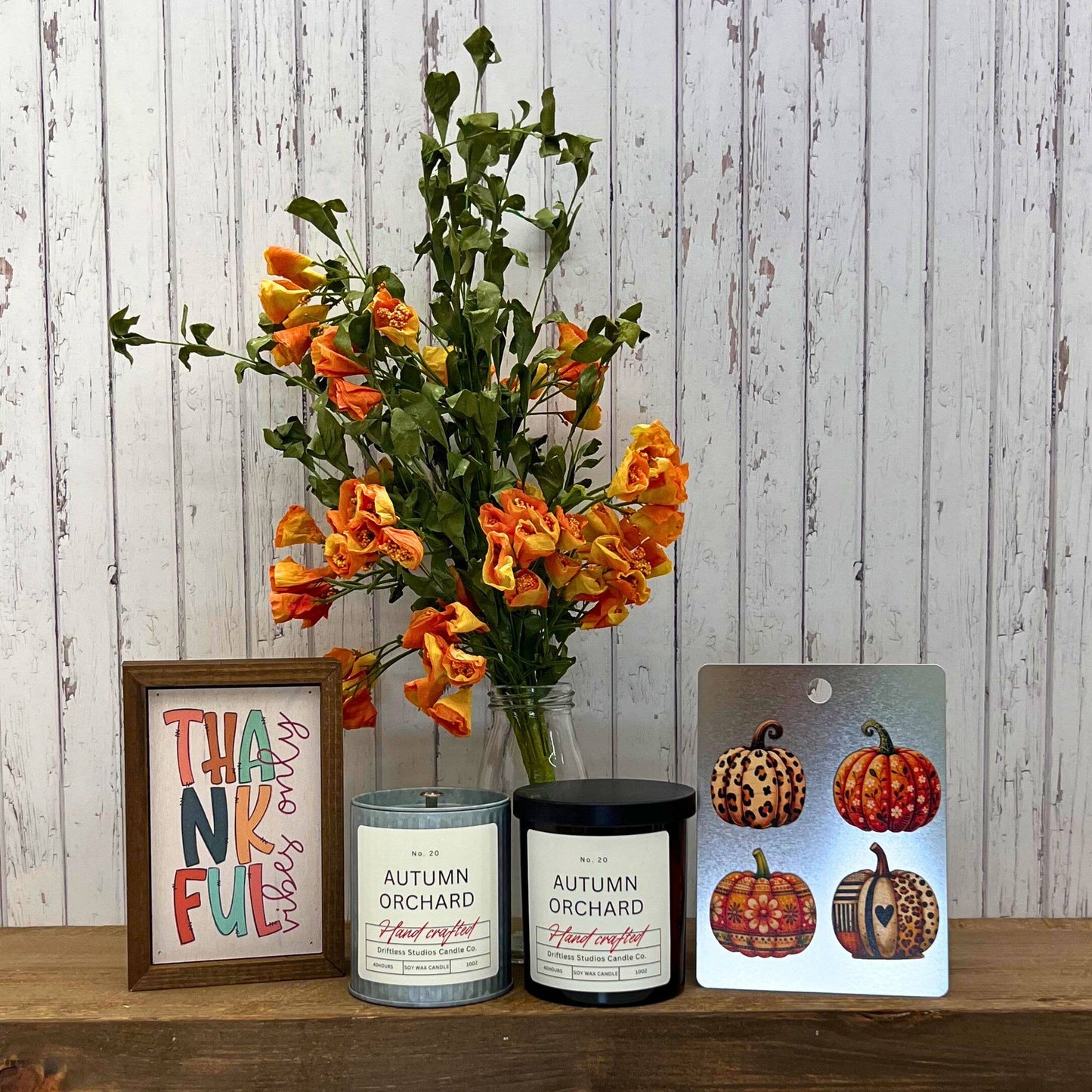 Autumn Orchard Tin Farmhouse Candle