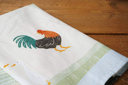 Farmyard Tea Towel
