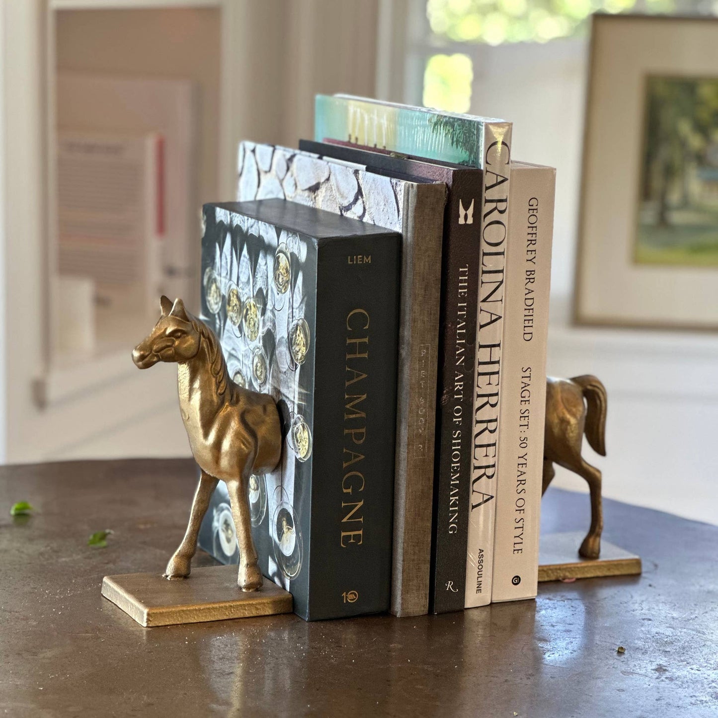 Decorative Horse Bookend Set