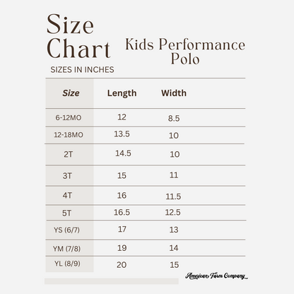 Washed Cow Camo™ Baby/Youth Performance Polo - American Farm Company