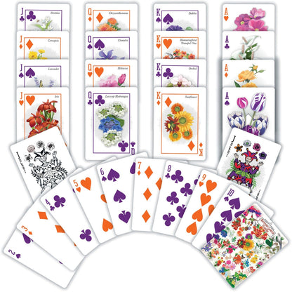 Farmer's Almanac 'Backyard Garden Flowers' Playing Cards - American Farm Company
