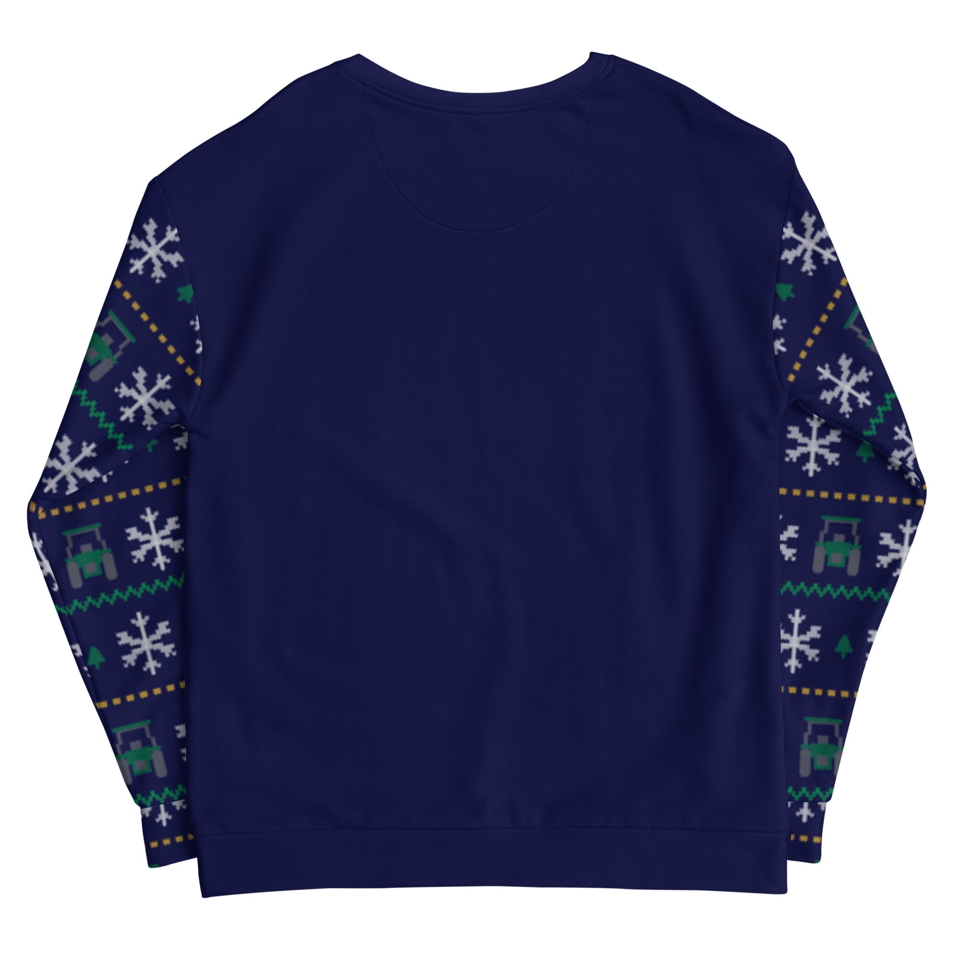 Spreading Christmas Cheer Green Tractor 'Ugly Christmas Sweater' Navy Crewneck - American Farm Company