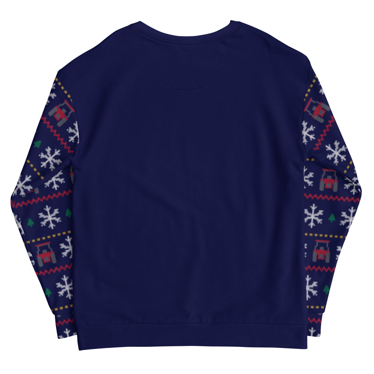 Spreading Christmas Cheer Red Tractor 'Ugly Christmas Sweater' Navy Crewneck - American Farm Company