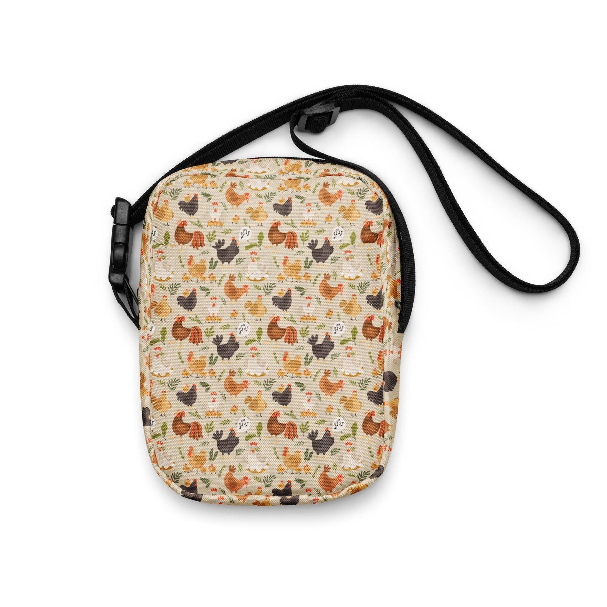 Singing Chickens Utility Crossbody Bag - American Farm Company