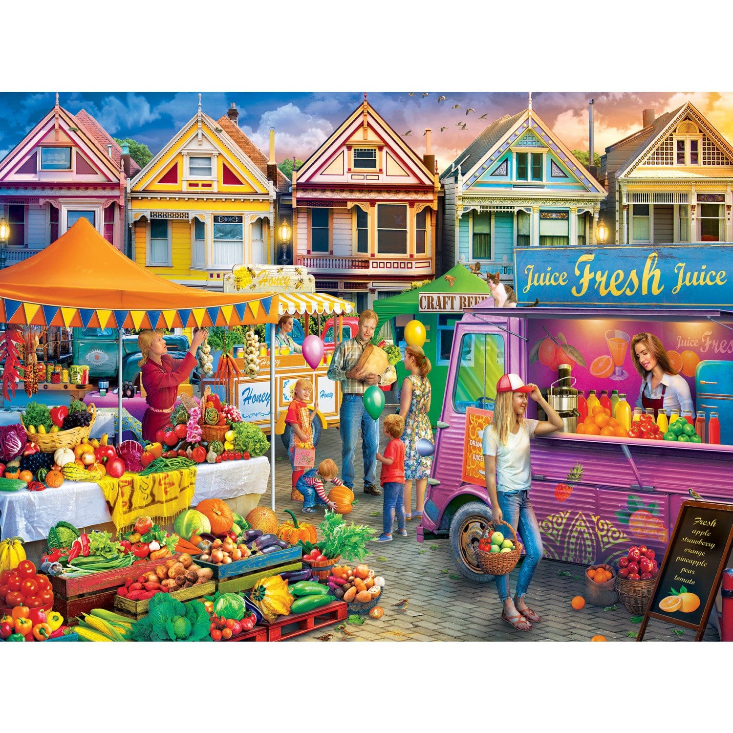 Farmer's Market 'Weekend Market' Puzzle - 750 Piece - American Farm Company