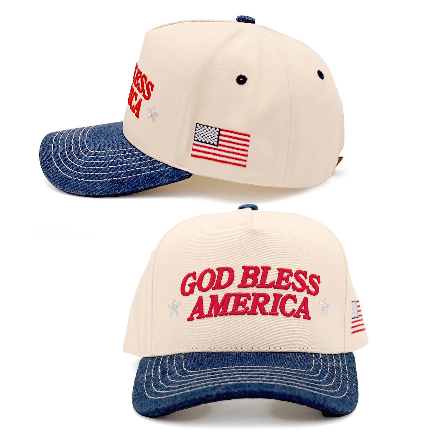 'God Bless America' Trucker Hat