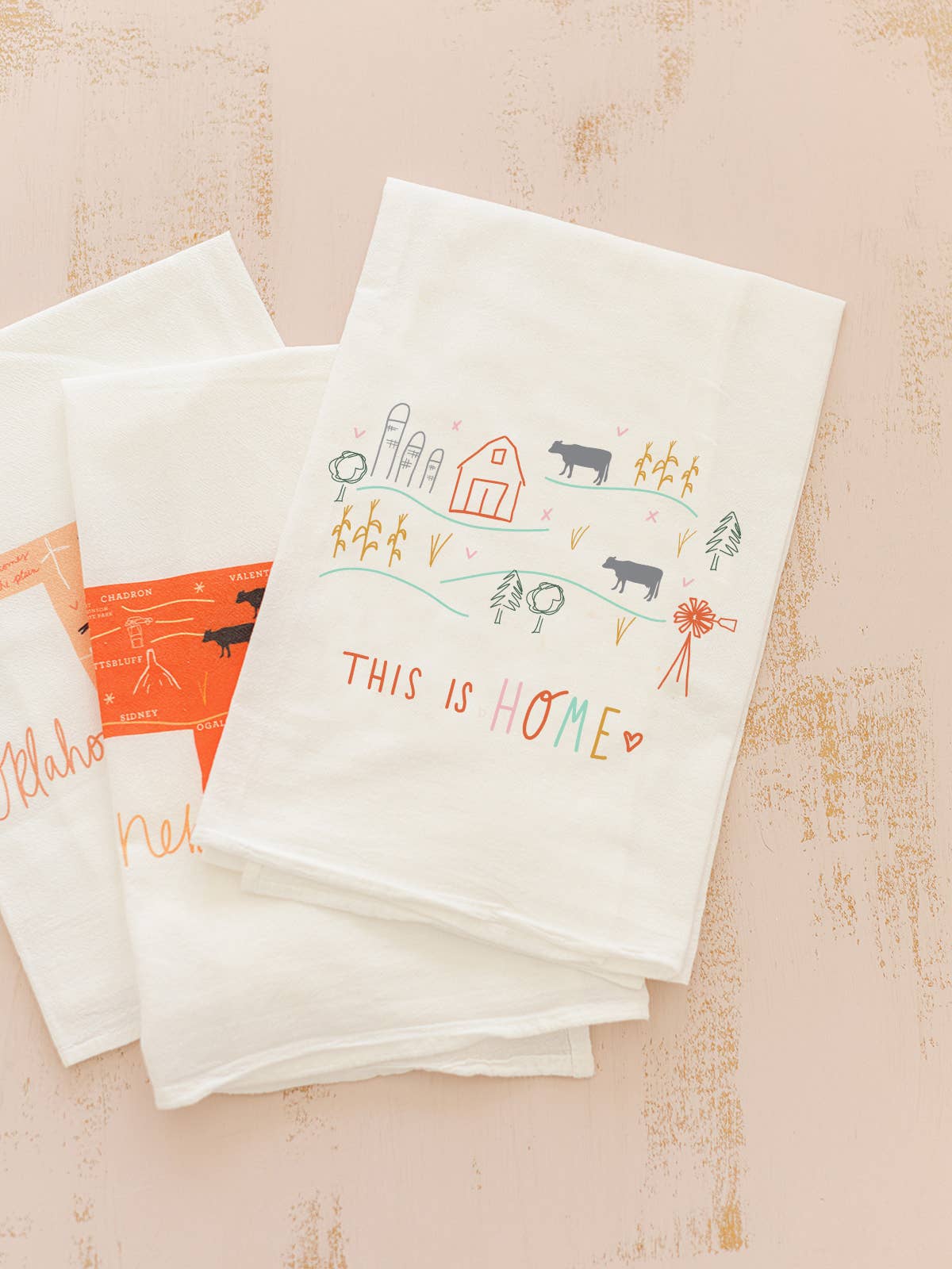 'This Is Home' Flour Sack Towel