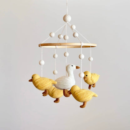 Duck Felt Baby Mobile