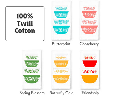 Vintage Bowl Tea Towel