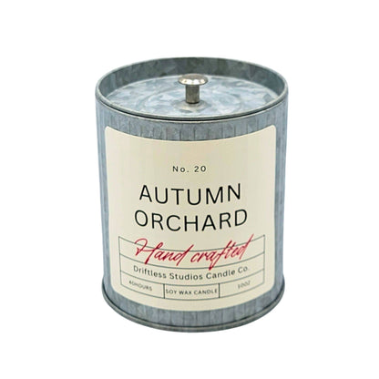 Autumn Orchard Tin Farmhouse Candle