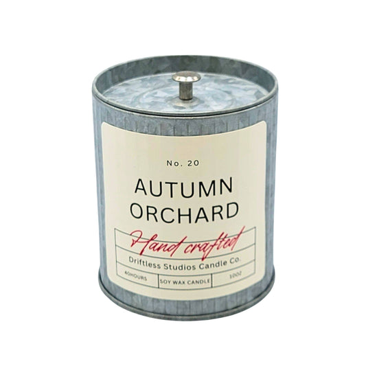 Autumn Orchard Tin Farmhouse Candle