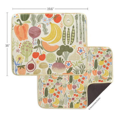 Farm Stand Dish Drying Mats - Set of 2
