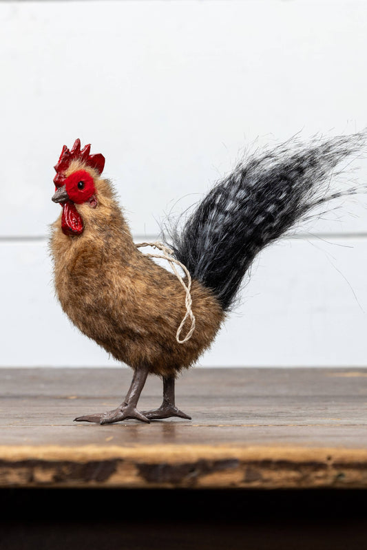 Fur Rooster Ornament