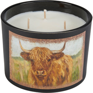 Highland Cow Candle - American Farm Company