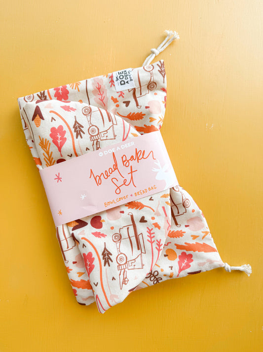 Harvest Bread Bag & Bowl Cover