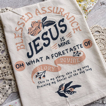 Blessed Assurance Tea Towel